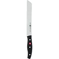 ZWILLING Cuchillo de pan- Longitud de la hoja: 20 cm- Hoja dentada- Mango especial de acero inoxidable-plástico- Twin…